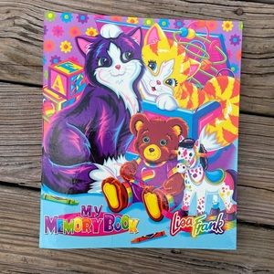 Lisa Frank My Memory Book Cats 3 Ring Binder